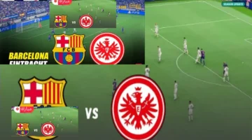 الآن مباراة برشلونة وآينتراخت فرانكفورت في دوري أبطال أوروبا 2025 2026 تابع اللقاء الناري